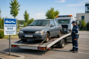 Enlèvement d'une voiture hors d'usage