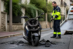 Enlèvement épave après incendie et démarches à connaître