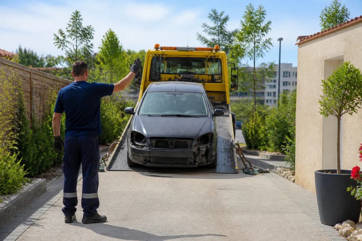 Enlèvement d’épave gratuit et démarches pour libérer un terrain