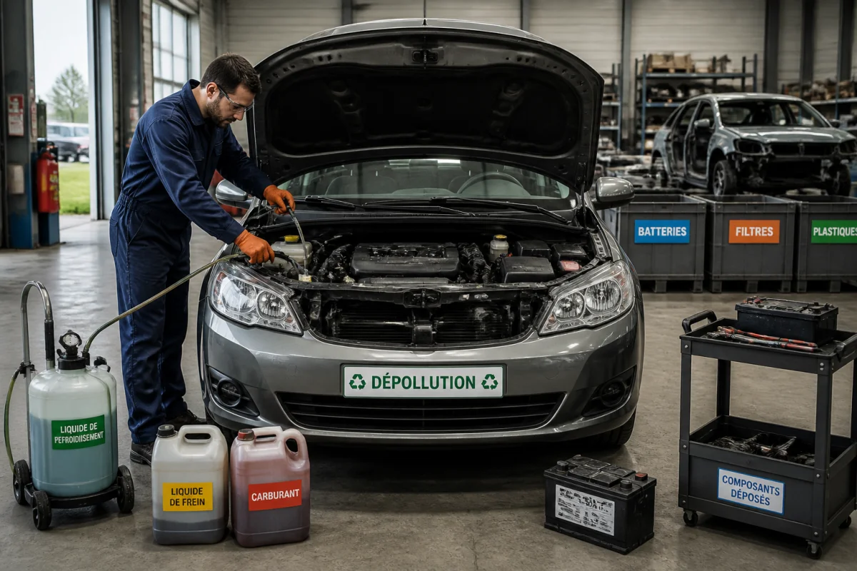 Recyclage d’une voiture hors d’usage et démarches utiles
